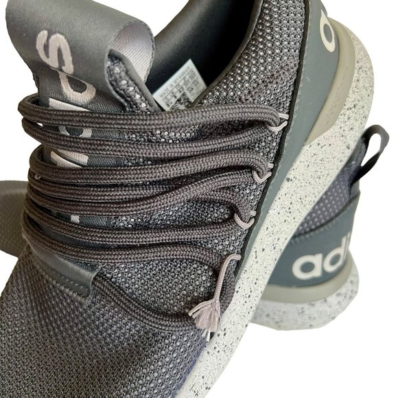 Adidas Lite Racer Sneakers Gray Grey Running Shoes Tennis Mens Size 8.5 EU 42 - Picture 6 of 8